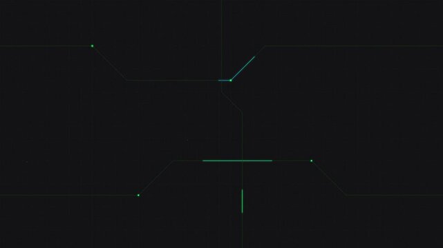 Tech Circuit Vintage Overlay Animation Background Design