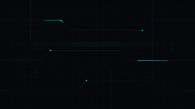 techno circuit shining vector flow background loop