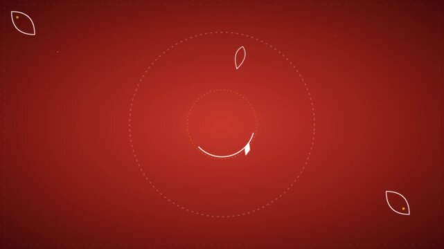 Traditional Alpana Art Durga Puja Background Motion Design