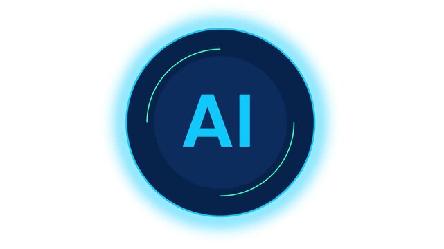 Artificial Intelligence Loading Animation Loop