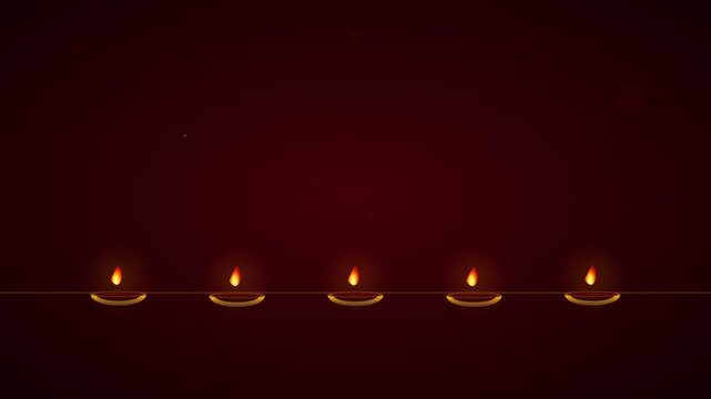 Traditional Lamp Deepak Glow Wedding Invitation Video