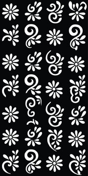 Elegant Floral Seamless Decorative Pattern Vector Background