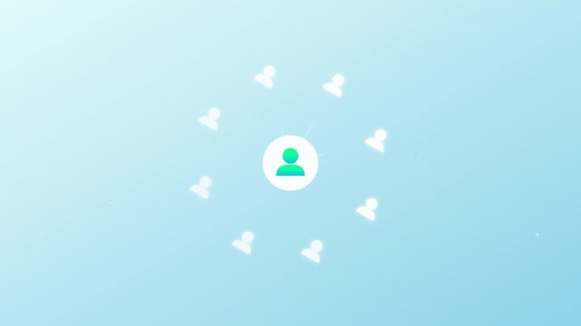user group community social network motion background