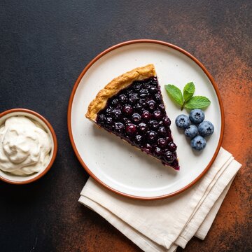 Tarte aux Brimbelles: A Vosges Wild-Blueberry Tart With A Sweet, Juicy Fruit Filling 