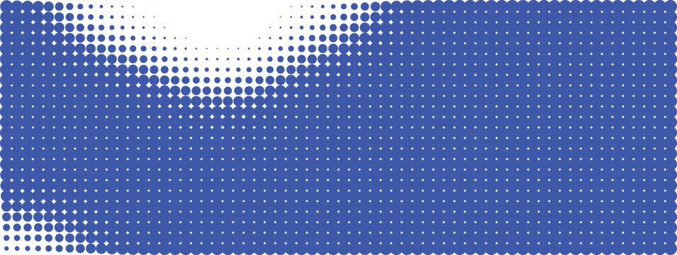 Abstract geometric dots pattern with gradient blue color scheme design