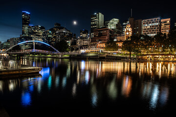 Fototapeta premium Melbourne night