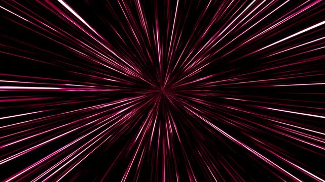 Modern neon-style explosion of lines creating a powerful visual impact.
