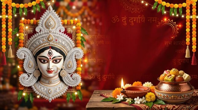 Durga Puja Festival Offering