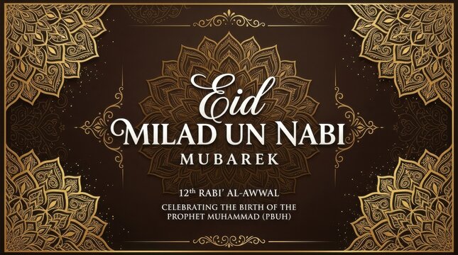 Elegant Eid Milad Greeting
