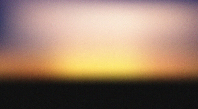 Soft gradient sunset sky with dark horizon abstract color blend