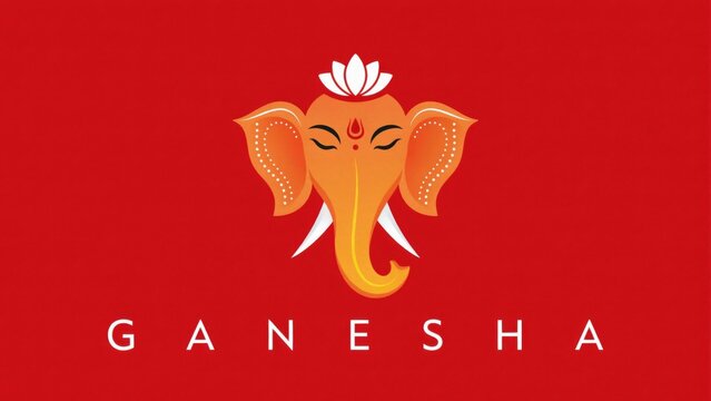 Elegant Ganesha Icon Banner