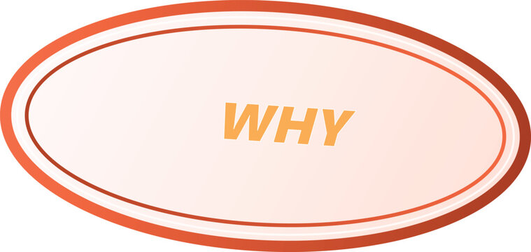 Why text inside red oval frame