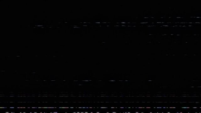 VHS very rough tape analog tv screen signal glitch or grain effect, overlay effect for old retro film effect