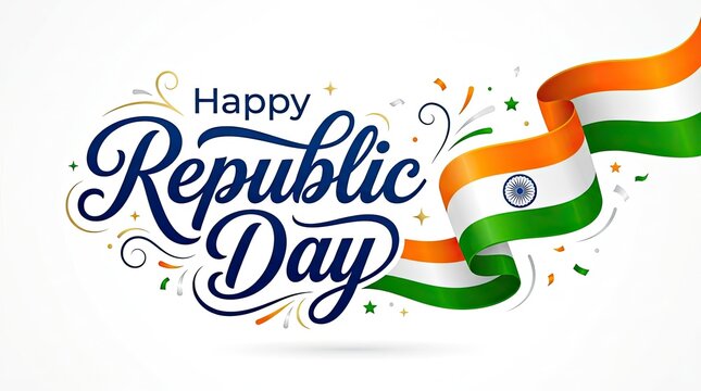 Happy republic day india vibrant celebration of india's independence day