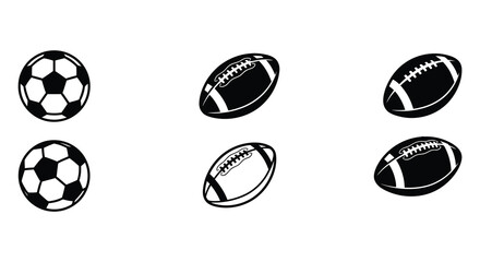 Fototapeta premium Football flat vector icon design .