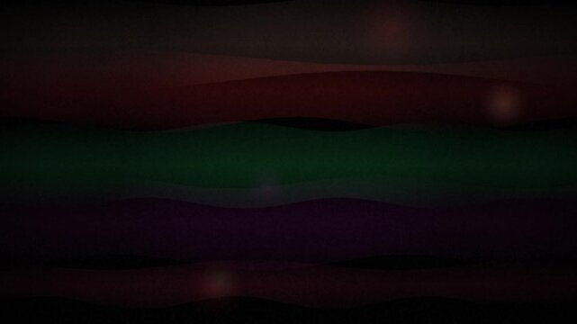 Abstract video background with smooth looping gradients of dark green, red, and purple hues creating a seamless animated wave effect.