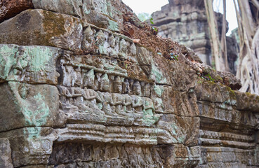 Fototapeta premium Ta Prohm was Jayavarman VII's first major temple, and an ancestral temple dedicated to his mother