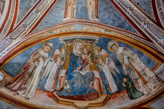 Subiaco. The Monastery of Saint Benedict, or Sanctuary of the Sacred Cave