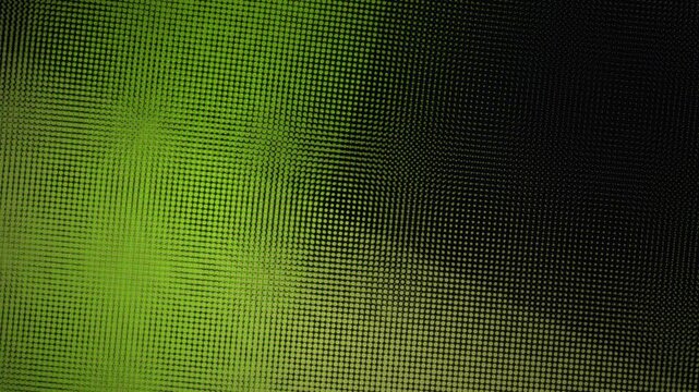 Abstract green dot pattern loops seamlessly across the screen