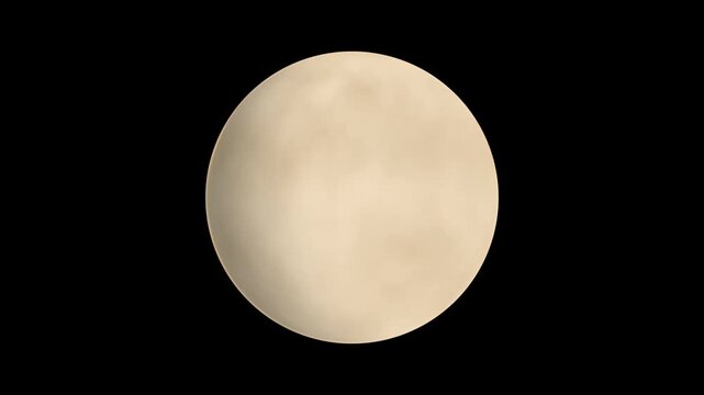 Venus floating through dark space