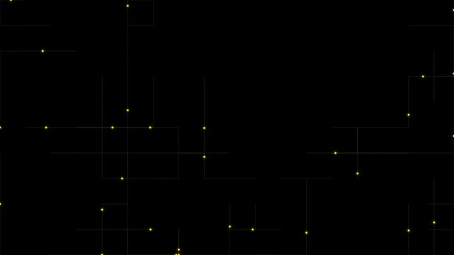Abstract technology network background design loop
