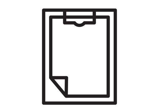 バインダーと書類のアイコン