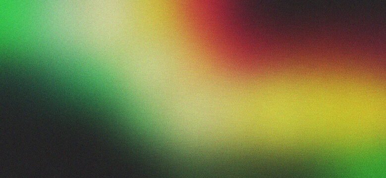Vibrant pink yellow green grain texture banner background, vibrant grainy color gradient wave on black backdrop, retro music cd cover or summer dance party invitation poster design