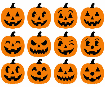 Collection of black bat silhouettes in various flying poses against a white background perfect for halloween designs