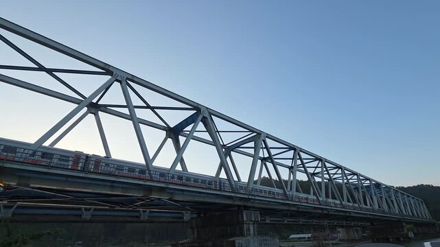 railway bridge over the river