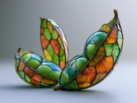 Stained glass peas