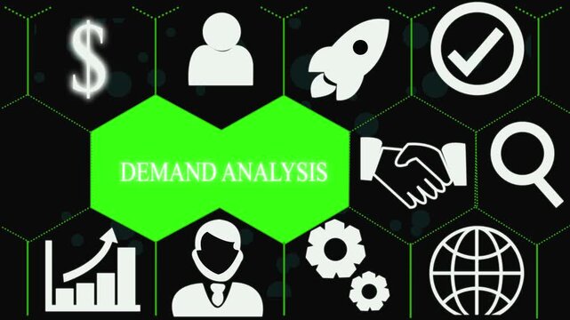 Customer Trust Business Icons Animation with Futuristic Neon He Business photo showcasing the knowledge or understanding gained by experience Woman wear formal work suit presenting presentation using 