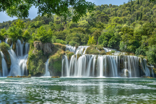 Wodospad Skradinski Buk w Parku Krka, Chorwacja