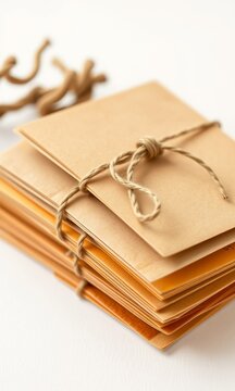 Vintage Letters Tied Twine