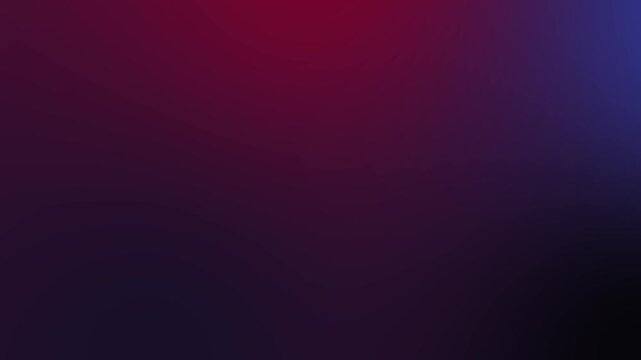 Dark moody black background with subtle red and blue glowing spots. Modern seamless motion loop background designed for video productions, digital presentations.