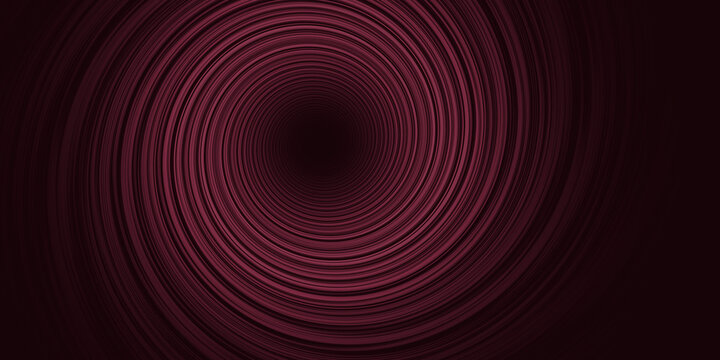 Abstract red spiral tunnel background moving towards an unknown future