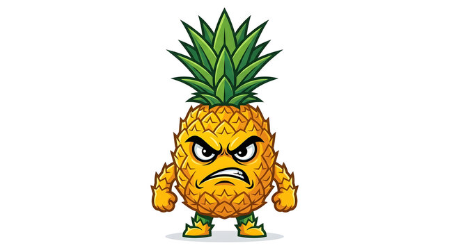 pineapple cartoon illustration