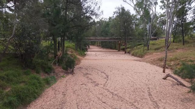 Dried Up Stream in an Arid Environment