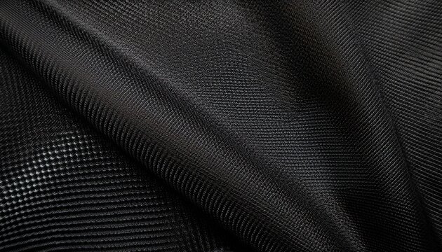 black nylon fabric pattern texture background