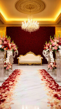 fondo, fotografia, rojo, floral, decoraciones, habitaciones, chimenea, interiors, religiones, casa, mesa, vacaciones, cristaleras, de invierno, &aacute;rbol de navidad, boda, celebraciones, flor, dorada, arq