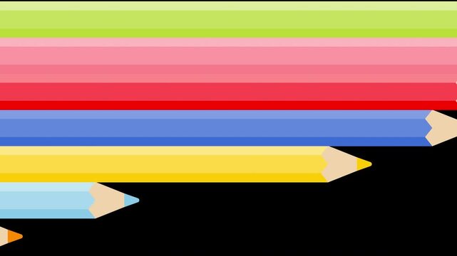 Colored Pencil Transition Animation