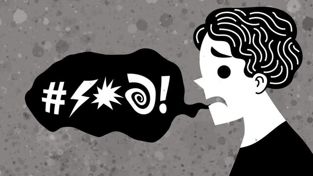 man with tourette syndrome experiencing involuntary vocal tics