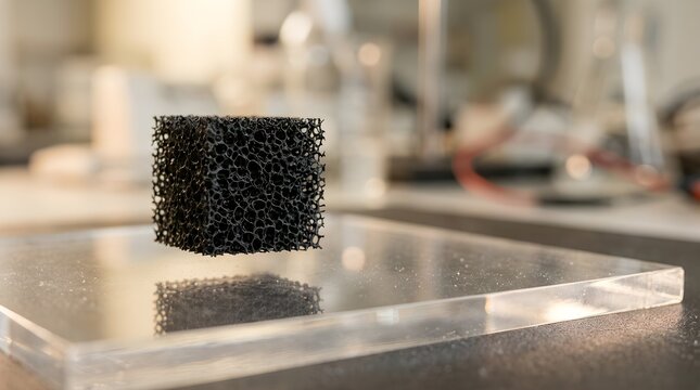 Graphene aerogel floating on acr modern new beautiful creative professional high quality clean