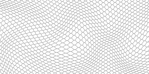 Football goal net, fishing net pattern or fishing net background, seamless vector texture. Grunge pattern © Musrifah