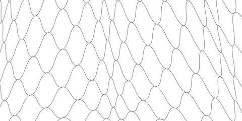 Football goal net, fishing net pattern or fishing net background, seamless vector texture. Grunge pattern © Musrifah