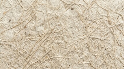 Obraz premium Handmade Mulberry Paper Texture with Natural Fiber Inclusions for Organic Eco Friendly Design Backgrounds and Artistic Craft Projects