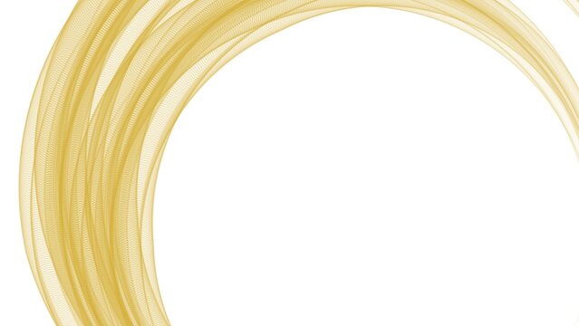 Golden liquid wave curves, minimalist abstract backdrop, perfect for sophisticated invitations or business presentations.