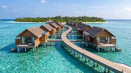 Fototapeta premium Overwater Eco-Resort