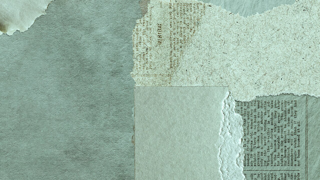 Textured vintage paper collage desktop wallpaper