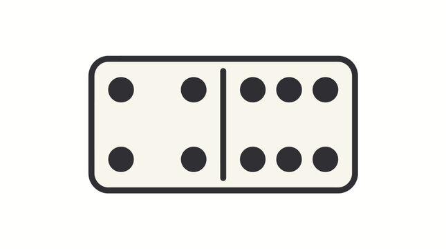 Set of black and white dice arranged in a rectangular container for games.
