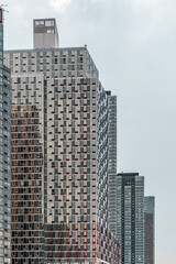 Obraz premium Modern New Construction in Brooklyn and Queens Borough along the East River in New York CIty
